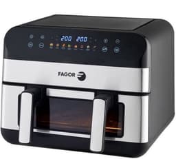 Olievrije friteuse - FAGOR - Airfryer FGF10 - 10L - 2400 W - Touchscreen - 8 vooraf opgenomen standen - Grote kooktank — thumbnail 2