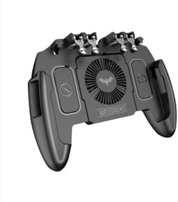PUBG Mobiele Telefoon Game Controller met Koelventilator – 6 Vinger Bediening – L1R1 Mobiele Trigger Joystick – Geschikt voor iPhone & Android 4–6,8 inch Smartphone – Ergonomisch – Met 800mAh Ventilator — thumbnail 3