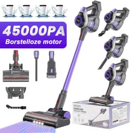 Grenintol Steelstofzuiger Draadloos - Steelstofzuiger - 45000Pa/350W Snoerloze Stofzuiger - Touchscreen en Anti - Klit Borstel - Batterijduur tot 55 Minuten- 2200mAh-1,6L Stofbak - Geschikt voor Tapijt, Harde Vloeren en Dierenhaar — thumbnail 1