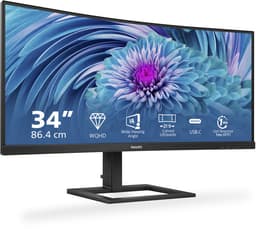 Philips 346E2CUAE - QHD Curved Ultrawide Monitor - USB-C 65w - EPEAT & TCO - 34 Inch — thumbnail 12