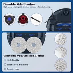 Vervangende accessoires voor de T30S, geschikt voor de ECOVACS DEEBOT T30S / T30S PRO robotstofzuiger — thumbnail 2