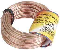 Hama HQ 20m luidsprekerkabel 2x 0,75mm² dik 2-aderige boxenkabel hifi LS-kabel — thumbnail 1