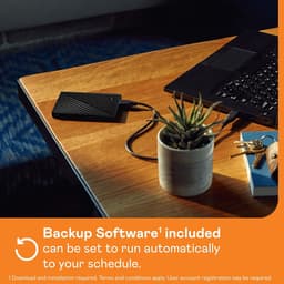 RFWR® 4 TB Draagbare Harde Schijf - Slanker Ontwerp met Beveiligingssoftware en Back-up Functies — thumbnail 3