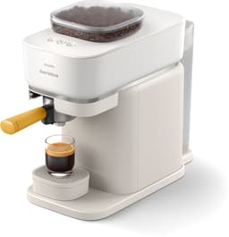 Philips Baristina + Melkopschuimer Bundel - BAR303/00 - Espressomachine - Pistonmachine - Wit — thumbnail 2