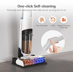ILIFE W90 Draadloze Nat & Droog Stofzuiger – 5500Pa | Zelfreinigende Mop | 700ml Tank — thumbnail 2