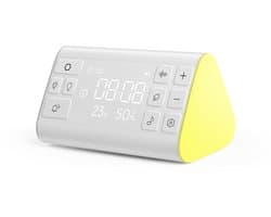 Apparaat voor witte ruis, voorzien van 19 rustgevende geluiden en 7 kleuren nachtlampjes, speciaal voor het inslapen