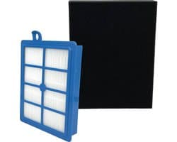 Multaparts® filterset (HEPA & schuimfilter) geschikt voor AEG LX7, LX8 series | Alternatief voor origineel EFH12, FC8031, AFS1W (HEPA) & 1184255014 (schuimfilter)