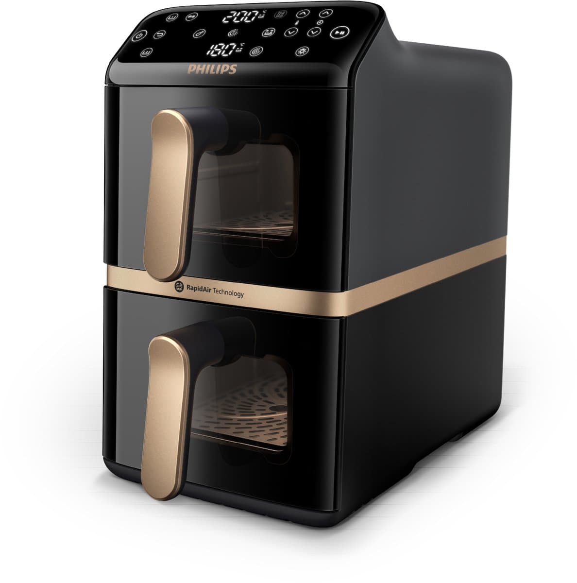 Philips 4000 series Dual-Stacked Dubbele Airfryer - NA462/70 - 10L - 6 programma's — afbeelding 1