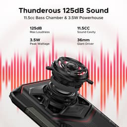 DOOGEE Blade 20 Pro - Robuuste Smartphone - Robuuste Telefoon - 24GB RAM + 256GB ROM（2TB/TF) - 11800mAh/18W - 6.6 Inth HD+ IPS+90Hz - 125dB Luidsprekers - Nachtzichtcamera - Face ID - Triple card slot - Rood — thumbnail 8