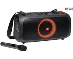 RFWR® Draagbare Partyluidspreker met Bluetooth en Draadloze Microfoon - Perfect voor Feestjes