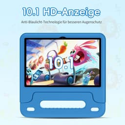 RFWR® Kindertablet 10 inch met Android 14, 10 GB RAM, 64 GB opslag en hoge resolutie touchscreen — thumbnail 2