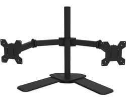 Bayt Monitor Arm 2 Schermen - Dubbele Monitor Arm - Verstelbaar - 10 Inch tot 27 Inch - Draai, Kantel en Zwenkbaar - Tot 9 kg - Zwart