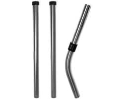 Dparts 3-delige RVS stofzuigerbuis geschikt voor Numatic - 32mm - voor Henry en Hetty series - stofzuiger buis stang set - buizenset - nr. 601008 - 601027 - 909563