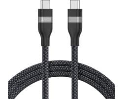 Anker USB-C naar USB-C Kabel, 0.9m, 240W, Zacht Bio-gevlochten, Geschikt voor telefoons, laptops en meer