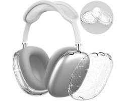 Glinsterende transparante TPU-hoes Geschikt voor AirPods Max