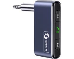 Smath® Bluetooth Receiver BT 5.0 - Bluetooth Ontvanger met 3.5mm AUX - Handsfree Bellen Auto - Stabiele Verbinding - Plug-and-Play