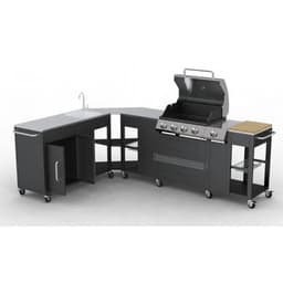 vidaXL Buitenkeuken Missouri 4 branders — thumbnail 4