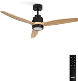 CREATE - Plafondventilator 40W silent 100% hout verschillende maten - WIND STYLANCE NATURAL WOOD — thumbnail 1