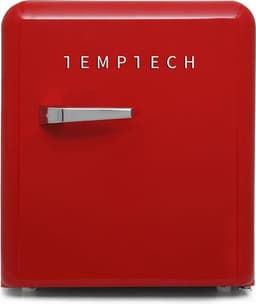 Temptech VINT450Red - mini retro koelkast - 45 liter - rood — thumbnail 1