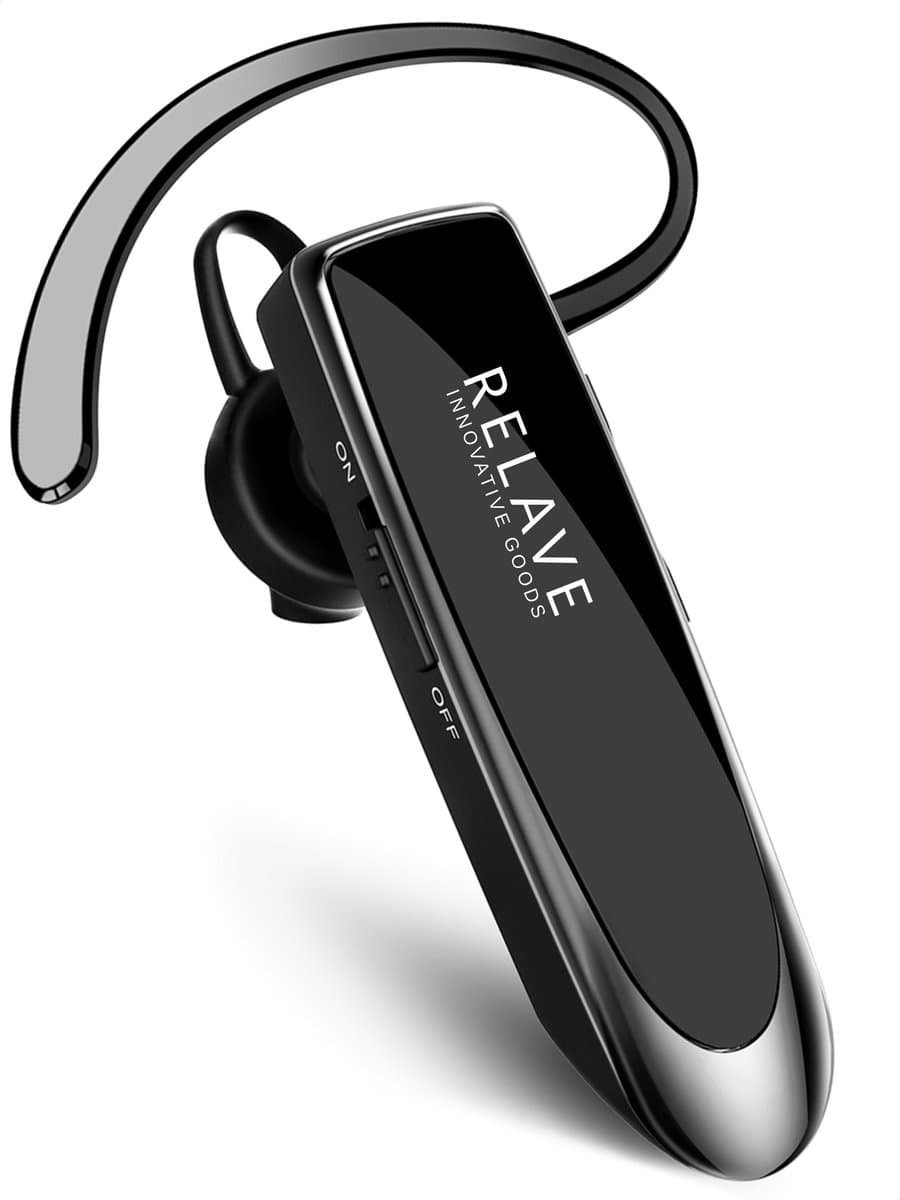 Zakelijke 5.0 Bluetooth headset Relave - Office - Auto - Werk - Zwart - Handsfree bellen - GSM - 24 uur bellen — afbeelding 1