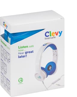 Clevy Hearsafe (Max 85 dB) - Koptelefoon voor kinderen met case - Blauw - Ontworpen voor de schoolklas - Kids Headphone - Headset — thumbnail 9