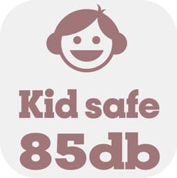 Kinder hoofdtelefoon DOBI by doobs - Draadloze koptelefoon Bluetooth met led kattenoortjes licht grijs - KIDS - VOLUME BEGRENZING - 85DB — thumbnail 2