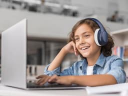 WiseQ ANC Koptelefoon Kinderen – Actieve Noise Cancelling – Draadloze Koptelefoon Kind – 35u Bluetooth – Hufterproof – Over Ear - Geluidsdempende koptelefoon met Microfoon - Blauw — thumbnail 11