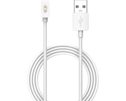 By Qubix - Oplader met USB aansluiting - Geschikt voor Xiaomi Mi Band 8 - 1 meter