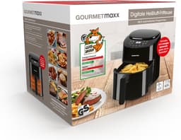 Gourmet Maxx Hetelucht friteuse digitaal - 4,5 liter - 1400W - swart — thumbnail 4