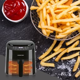Gourmet Maxx Hetelucht friteuse digitaal - 4,5 liter - 1400W - swart — thumbnail 5