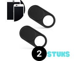 Webcam Cover Privacy - 2 stuks - Universeel schuifje - Privacy cover - Webcam privacy - Bedek webcam - Geschikt voor Telefoon, Laptop, Macbook, Smartphone