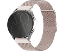 xoxo Wildhearts Milanees smartwatch bandje 22mm universeel - Geschikt voor Samsung Galaxy Watch 3 45mm / Watch 1 46mm / Gear S3 Classic & Frontier - Polar Vantage M / M2 / Grit X - Huawei Watch GT 1/2/3 46mm / GT 2 Pro / Watch 3 / 3 Pro - Rose gold