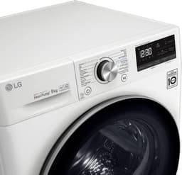 LG RH90V9AV3N warmtepompdroger 9 kg met Dual Inverter Heat Pump voor sneller en energiezuinig drogen - Sensor Dry stopt automatisch bij droog - Auto Cleaning Condenser en ThinQ slimme bediening. Energieklasse A+++ — thumbnail 10