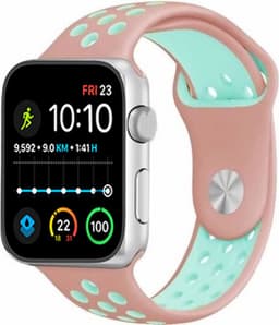 Royal Supplies RF-93 - Smartwatch - Smartwatch Dames - Smartwatch Heren - Screenprotector- Roze/lichtblauw — thumbnail 1