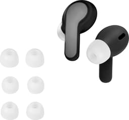 kwmobile 6x cover voor in-ear oortjes geschikt voor JBL Wave Beam / Beam 2 / Wave 200TWS - Vervangende oordopjes van siliconen in wit - 3 maten — thumbnail 1