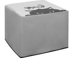 kwmobile hoes geschikt voor Brother DCP-L2530DW / L2550DN / MFC-L2710DN / L2750DW - Beschermhoes voor printer - Cover in grijs / zwart - Kat Meow design