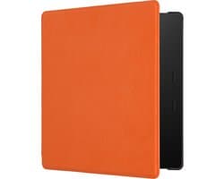 kwmobile case geschikt voor Amazon Kindle Oasis 10. Generation hoes - E reader cover van microvezel - Hoesje in oranje
