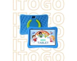 Kinder Tablet Android 10.1 inch Groot scherm - Hoge beeldresolutie - Schermtijd instelbaar - 64gb