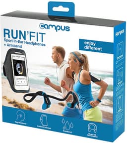 Campus - In-Ear RUNFIT - zwart — thumbnail 1