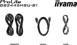 iiyama G-Master GB2445HSU-B1 Black Hawk - 24 Inch - IPS - Full HD - 100Hz - 1ms - In hoogte verstelbaar — thumbnail 3