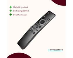 Universele Samsung Smart Afstandsbediening | BN59-01259B - BN59-01259E - BN59-01259B voor Samsung LCD, LED, HDTV, 3D en Smart TV | Netflix/Prime/Internet knop | Samsung Televisie