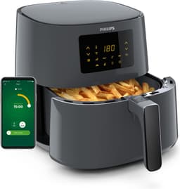 Philips Airfryer Essential 5000 Series - HD9280/60 - 6,2 liter(XL) - Heteluchtfriteuse - Digitaal display - Quickclean — thumbnail 2