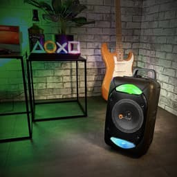 N-GEAR The Flash 610 - Bluetooth Speaker - Karaoke Set - Partybox met 1 Microfoon - Zwart — thumbnail 5
