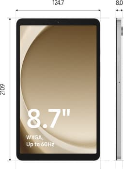 Samsung Galaxy Tab A9 - 4G - 128GB - 8.7 inch - Silver — thumbnail 8