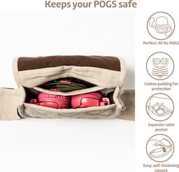 POGS The Wallaby - Kinder koptelefoon hoes - Duurzaam - 100% biologisch katoen - Beschermhoes voor POGS koptelefoons - Koptelefoon case — thumbnail 2
