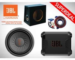 800W JBL Subwoofer + 10L Kist + JBL Versterker + Kabelset