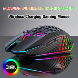 HXSJ T500 Draadloze Gaming Muis - Ultra licht - RGB Verlichting - Licht zwart — thumbnail 3