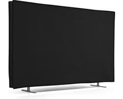 kwmobile tv hoes voor 19" TV cover - Beschermhoes voor televisie - Voor binnengebruik - Tegen vuil en stof - In zwart