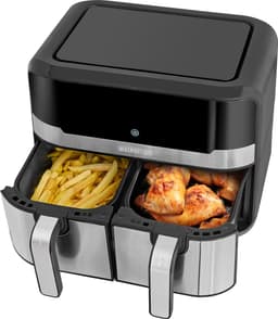 Heinrich's HFR 8214 - Dubbele airfryer - heteluchtfriteuse - 2 x 4.5 liter — thumbnail 3