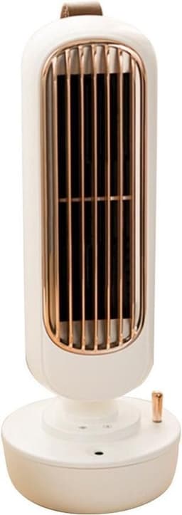 DrPhone CLU3 – Bevochtigende Ventilator Toren – Drie Snelheden – Sproeifunctie – 60 Windgeleidingsbladen – Ruimtebesparend - Wit — thumbnail 4